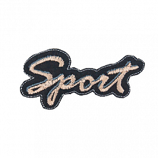 Купить Термоаппликация "Sport" (Sport (черный-белый)) оптом и в розницу недорого